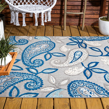 Julien Paisley High-low Indoor/outdoor Area Rug